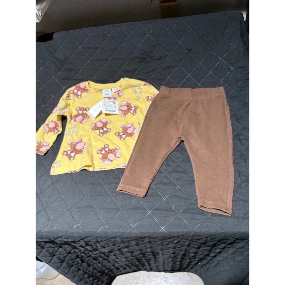 Zara Baby 2 piece set “I Wanna Hug You” 9-12M. NWT